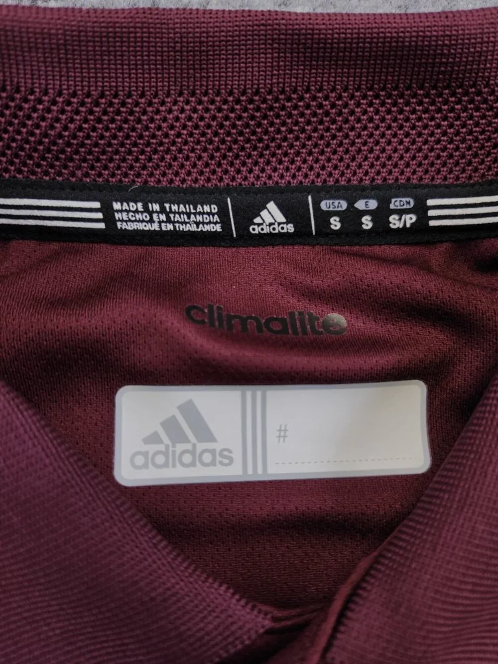 Adidas Climalite Men's Small Texas A&M Red Maroon Short Sleeve Polo Shirt Logo